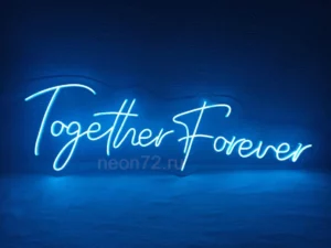 Together Forever неоновая вывеска